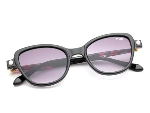 IRUS Women Cat Eye sunglasses | 100% UV protection | Small Size | Grey Gradient Polycarbonate lens