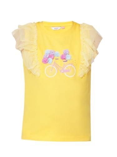 VERO MODA Girl Regular Fit Yellow T-Shirt