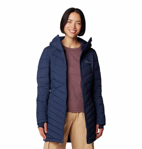 Columbia Womens Joy Peak II Mid Jacket, Collegiate Navy, M