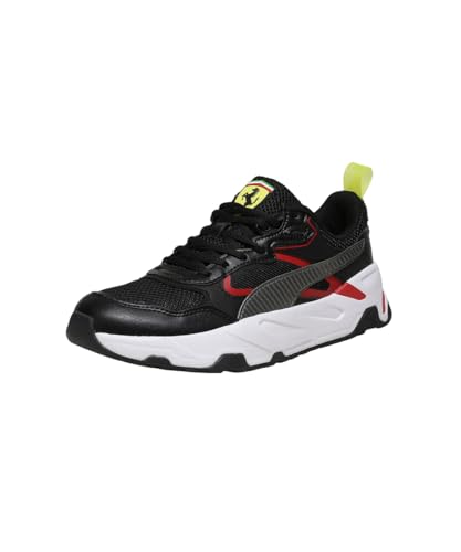 Puma | Scuderia Ferrari Trinity Men's Sneakers | Black-Aged Silver-Rosso Corsa | 8UK