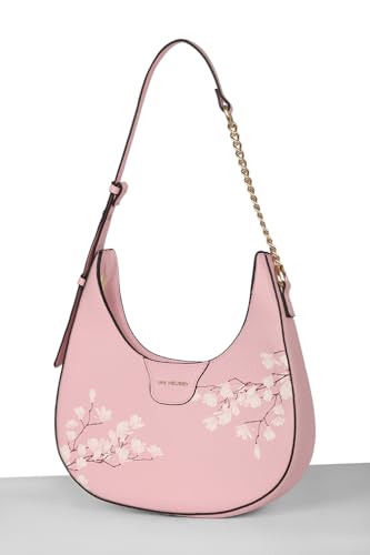 Women Pink Print Casual Handbag