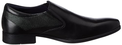 Hush Puppies Men's BOSTON SLIPON E 23 Slipon Formal Shoes (8556002_BLACK_10 UK)