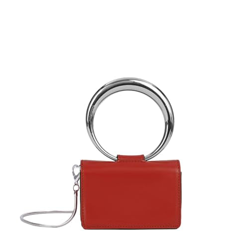 Miraggio Vino Clutch With Detachable Crossbody Chain | Top Handle Clutch Bag For Women | Gift Items For Women