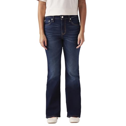 Levi's Women's 726 Dark Indigo Flared Fit High-Rise Jeans