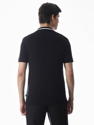 Jack & Jones Men's Oversized Black Tshirt Knitted Sweater