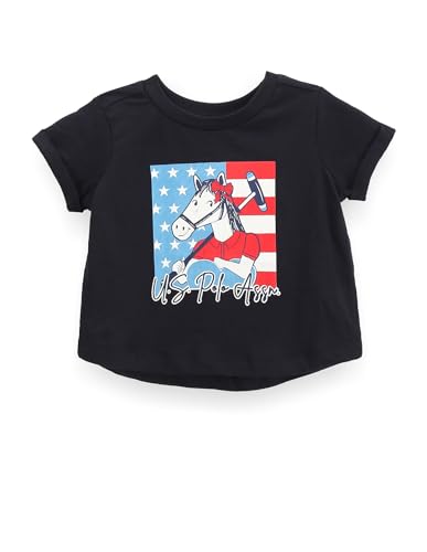 U.S. POLO ASSN. Kids Regular fit Cotton Logo Short Sleeves Crew Neck T-Shirts (UGTSH0321_Blue_3-4Y)