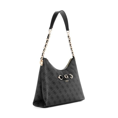 Guess Women's Coal Logo Printed Shoulder Bag| Ladies Purse Handbags | Gift For Ladies