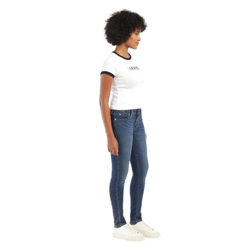 Levi's Women's 711 Skinny Fit Mid-Rise Jeans Blue