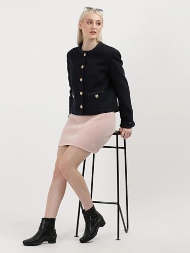 Calvin Klein Jeans Skinny Fit Solid High Rise Skirt