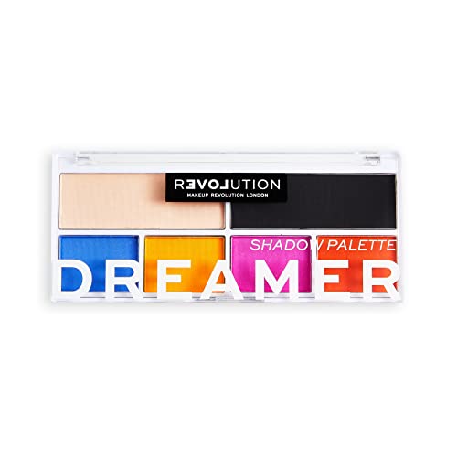 Makeup Revolution Colour Play Dreamer Eyeshadow Palette, Mixed