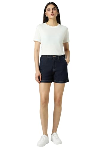 Van Heusen women's Bermuda Shorts (VWSRURGPU62343_Navy