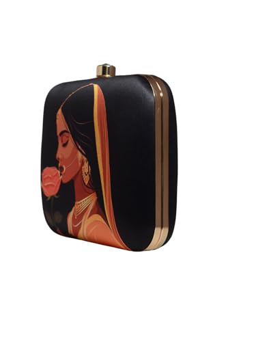 Indian Woman Portrait Clutch