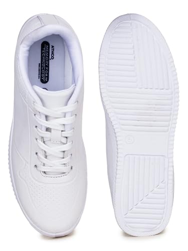 ATHCO Women's Slick White Sneakers Shoes_04 UK (ATHDIP-23)