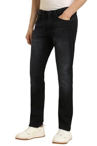 Allen Solly Men's Slim Jeans (ALDNASLF798249_Navy
