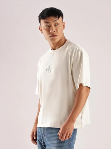 Calvin Klein Jeans Logo Relaxed Fit Cotton T Shirt