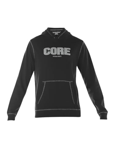 Jack & Jones Men Regular Fit Black Sweatshirt