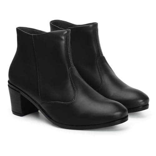 Elle Women boots, Colour-Black, Size-UK 4
