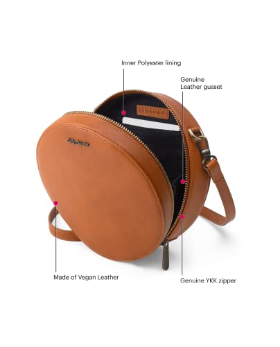 DailyObjects Orbis Sling Crossbody Bag for Women and Stylish Latest Zip Wallet Purse for Girls & Women | Durable Vegan Leather | Handcrafted Ladies Bag | Zip Closure | Mobile Sling Side Bag (Combo)