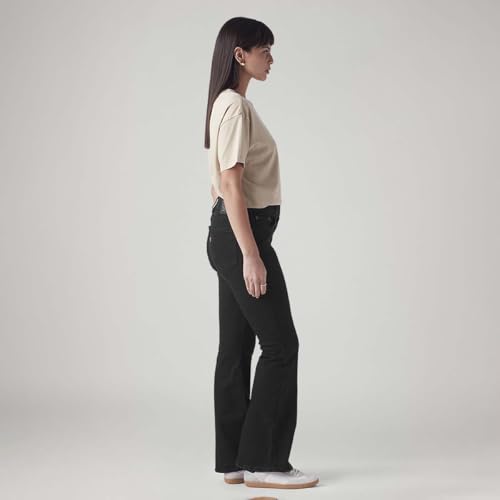 Levi's Women's 726 Black Flared Fit High Rise Jeans