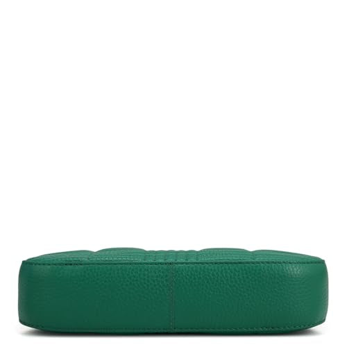 Da Milano Leather Shoulder Bag for Women - Green