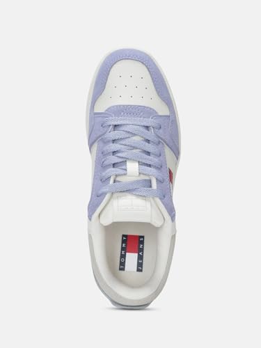 Colorblock Blue Suede Sneakers