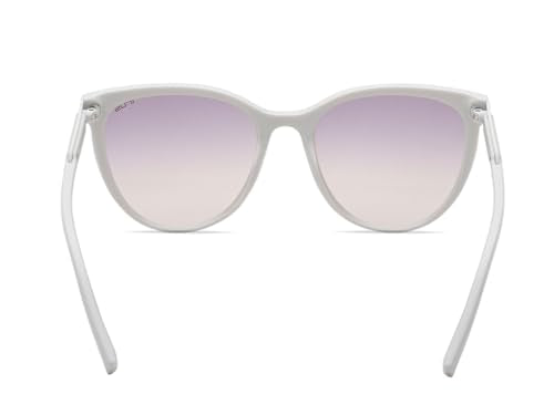 IRUS Women Oval sunglasses | 100% UV protection | Large Size | Grey Gradient Polycarbonate lens