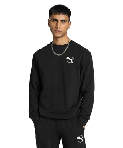 Puma Mens Better Sportswear Crew, Black, L (67606301)