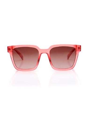 Fastrack Brown Square Plastic 100% UV Protected Sunglasses for Men and Women(P494BR2PV)