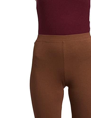 Max Women's Regular Fit Brown Leggings 2XL