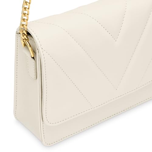 Fastrack Quilted Brunch Sling Bag for Women, Girls and Ladies | Ladies Purse Handbag | Made of Faux Leather