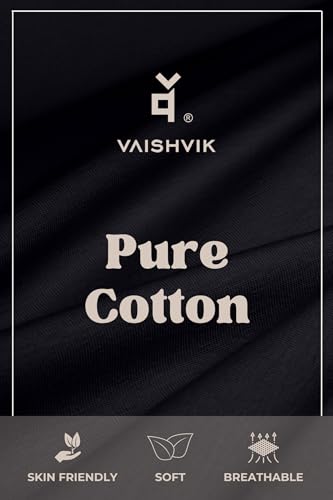 VAISHVIK Women Plus Size Calf Length Pants - Kala 4XL 44 Waist inches Jet Black