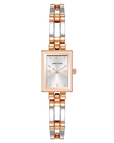 Anne Klein Women's Bracelet Watch, Silver/Rose Gold, Quartz Movement