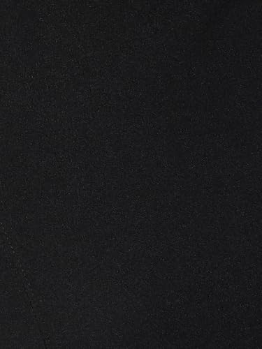 Max Women's Cotton Blend A-Line Below The Knee Dress (T26TT1001_Black