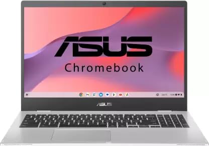 ASUS Chromebook Intel Celeron Dual Core N4500 - (8 GB/64 GB EMMC Storage/Chrome OS) CX1500CKA-EJ0275 Chromebook (15.6 Inch, Transparent Silver, 1.80 Kg)