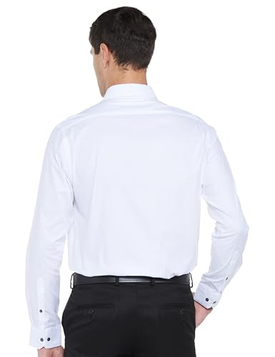 Arrow Men's Slim Fit Shirt (ARAEOSH1469_White