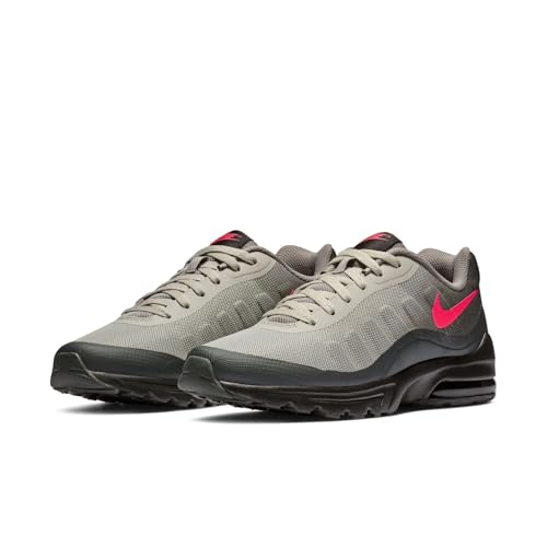 Nike Men AIR MAX Invigor Black/Solar RED-Anthracite Running Shoes 8 UK