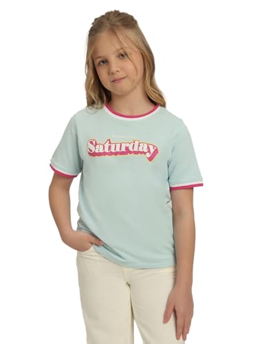 VERO MODA Girl Regular Fit Blue Tshirt