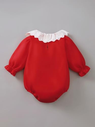Hopscotch Schiffli Bow Applique Onesie (9-12 Months)