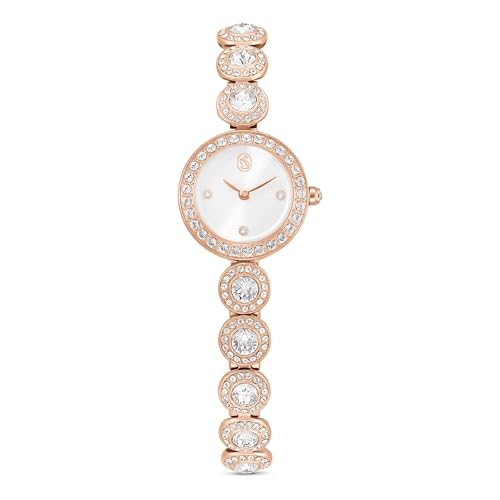 Swarovski UNA Angelic Watch, Crystal Bracelet, Rose Gold Tone, Rose Gold-Tone Finish