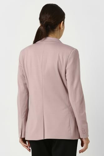 Van Heusen Women's Blazer (VWKZFRGFN75271_Pink