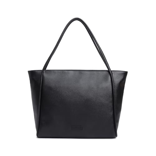 Fastrack Laptop Tote Bag for Women | Sleek Faux Leather Work Tote Fits 14” Laptop | Spacious Interior with Utility Pockets | Stylish Everyday Office Bag with Zipper Closure