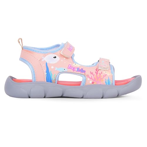 Liberty Lucy & Luke HOPNPLAY-E Pink Casual Sandal for Kids - 13C