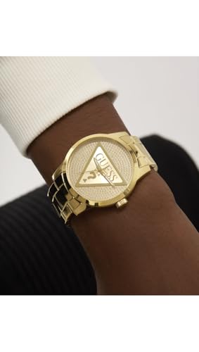 GUESS Analog Champagne Dial Men's Watch-GW0915G1