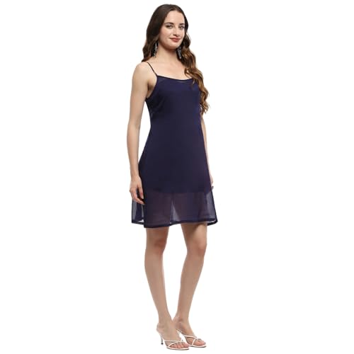 Indigo Cotton Tiered Dress