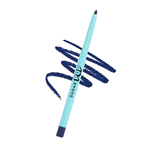 SUGAR POP Longwear Kajal - 02 Blue - Intense Blue Kohl Kajal for Women l Long Lasting, Smudge Proof, Water Proof, Single Stroke Velvet Finish l Lasts up to 16 Hours