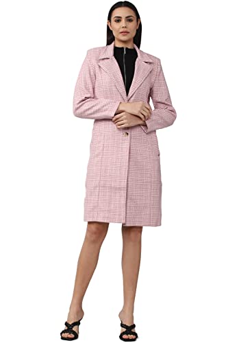 Van Heusen Women's Chesterfield Coat (VWJKURGP340555_Pink_XS)