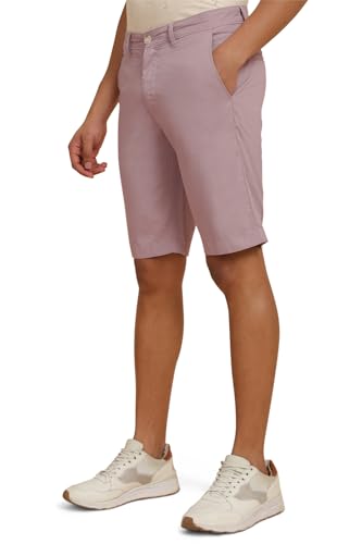 Allen Solly Men Pink Solid Slim Fit Shorts
