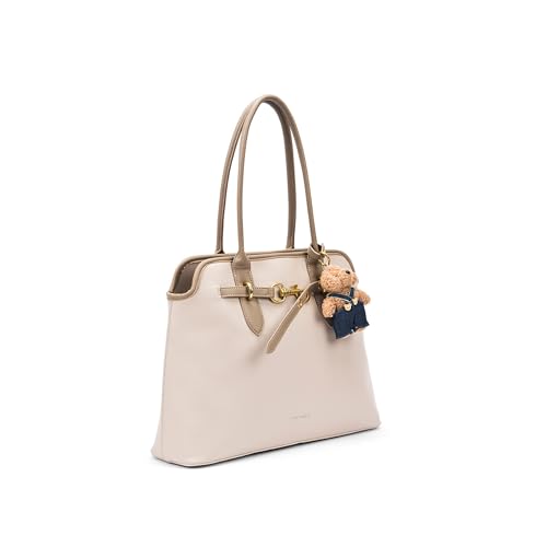 Lino Perros Avril Ivory Beige Tote Bag