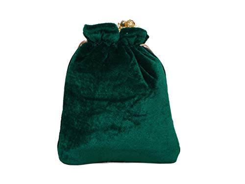 DUCHESS Women's Potli Bag Green