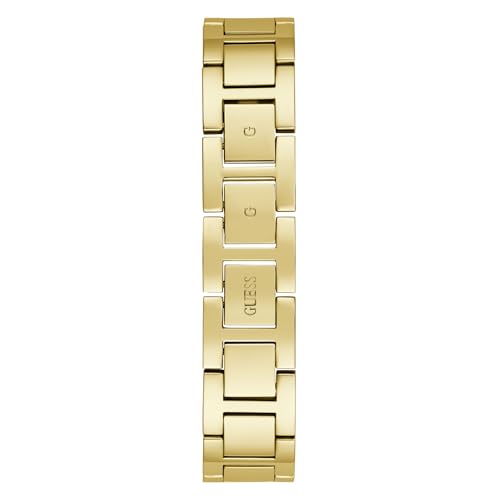 GUESS Stainless Steel Women 30 Mm Gold Dial Analog Watch- Gw0644L2